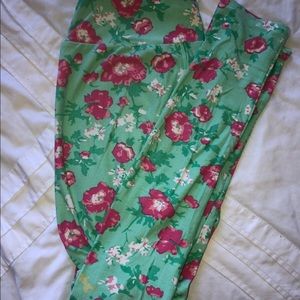 Lularoe OS floral leggings